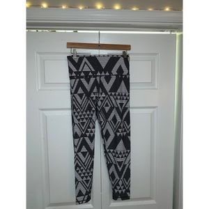 Geometric Aerie Workout Leggings